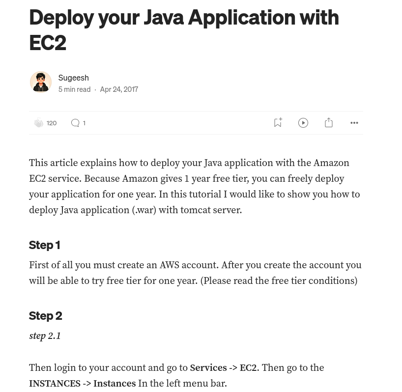 Deploy Your Java Application with EC2
